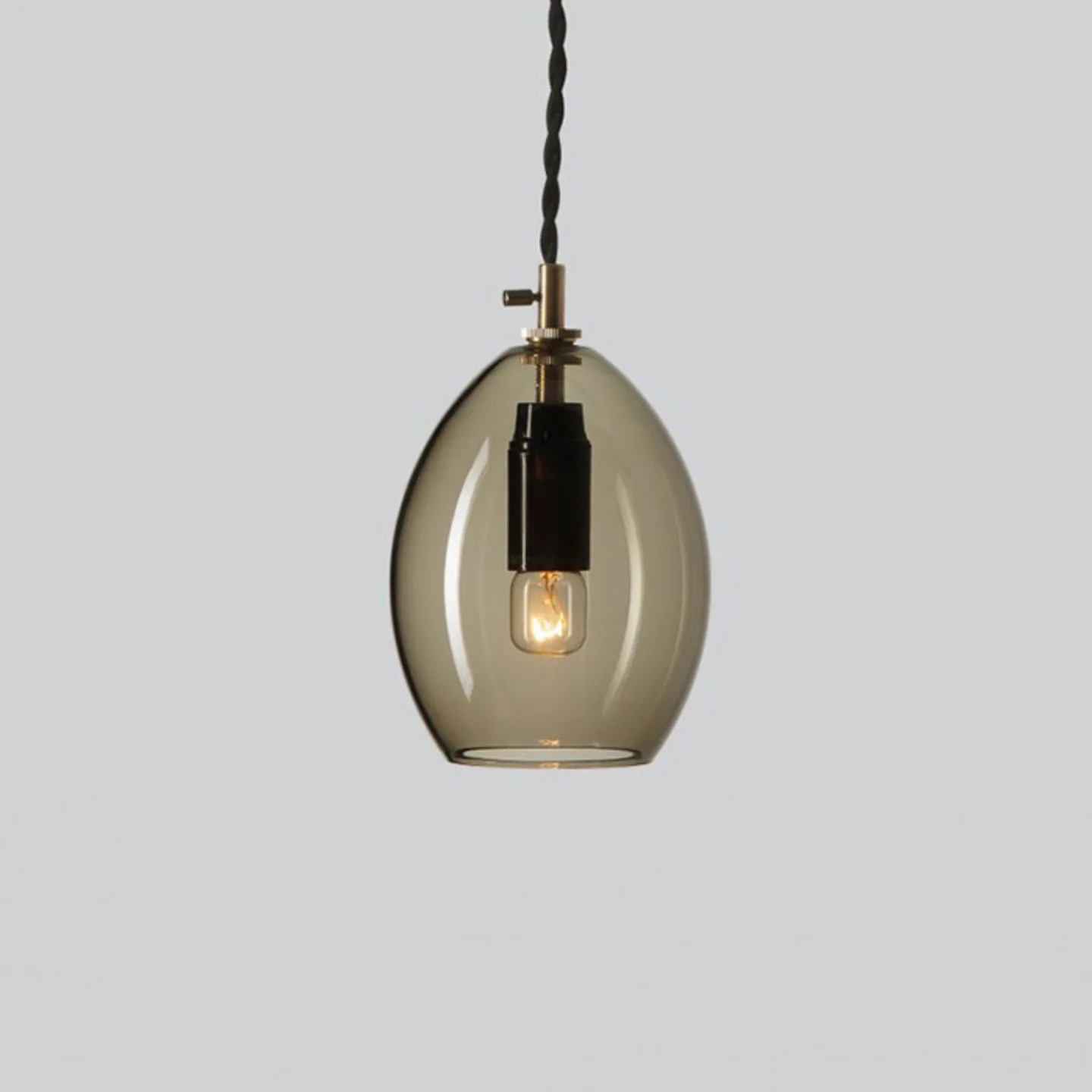 Unika Taklampa Grå Liten - Northern - Vardagsrum - Design - Glas - Med en ljuskälla