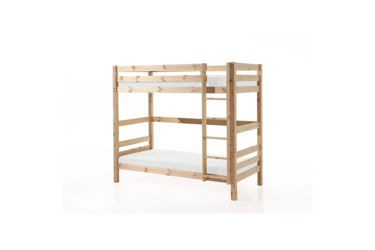 Våningssäng Pino Set med 2 Lådor Naturlig, 180 cm - Naturlig, 180 cm