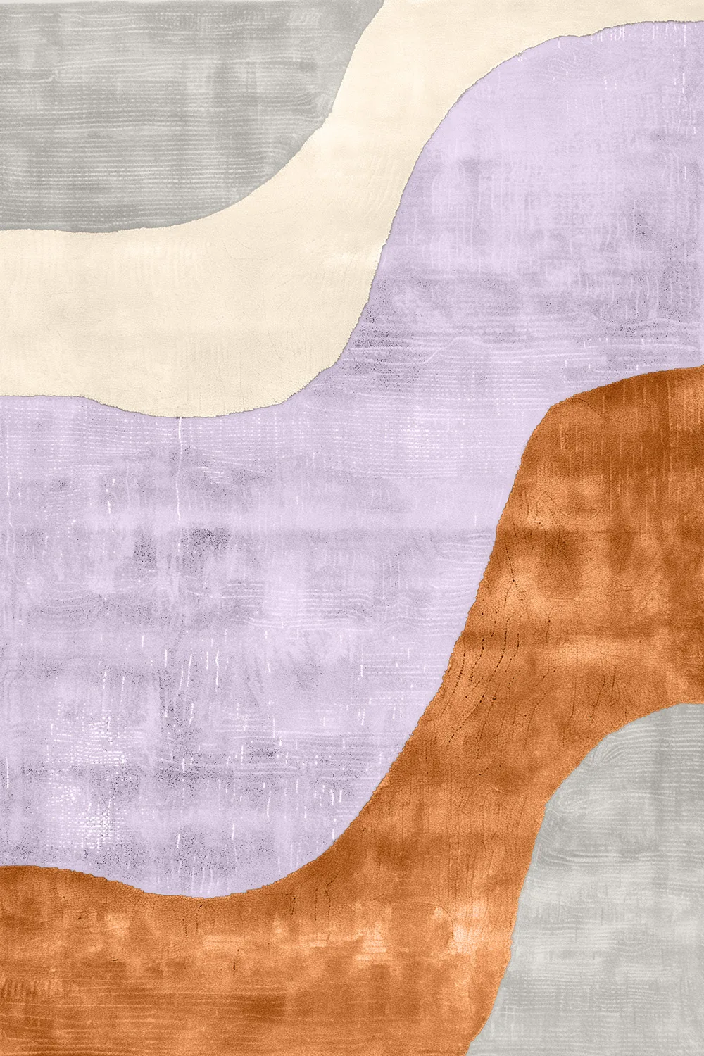 Wilton-teppe - Barcelona (lavendel) (Størrelse: 240 x 340 cm)