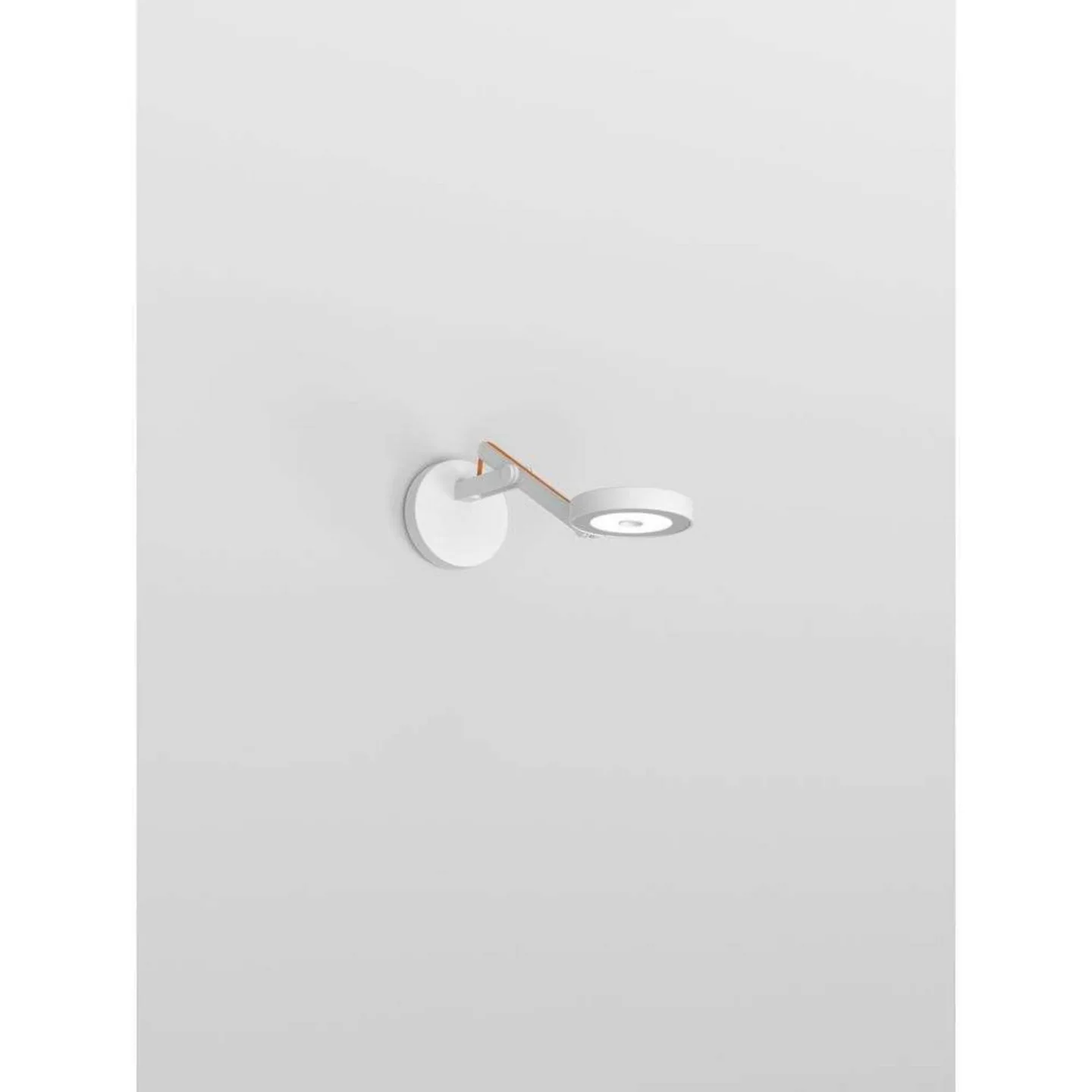 String W0 vegglampe, DTW, matt/hvit/oransje - Rotaliana - Stue - Aluminium
