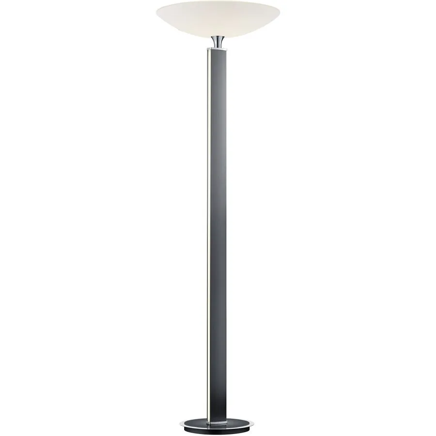 Designer-Stehlampe Bankamp Pure F anthrazit dimmbar H 179 cm - Material: Glas - LED - Lichtfarbe: Extra warmweiss - LED Energiesparlampen