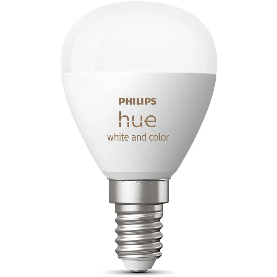 Leuchtmittel Philips Hue Kunststoff E14 5.1 W - Farbe: weiss - LED - Lichtfarbe: Extra warmweiss