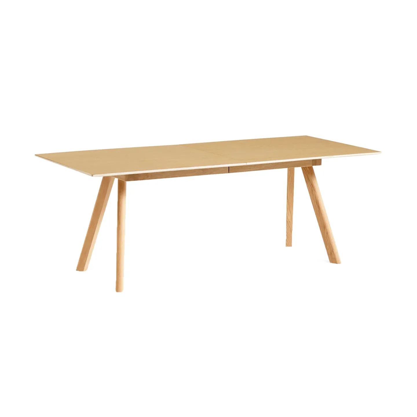 HAY CPH30 2.0 Ausziehbarer Esstisch 90x200 cm Lacquered oak-oak Furnier
