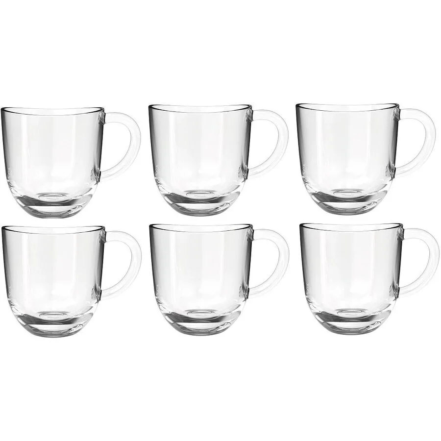 Kaffeetassen-Set Leonardo Transparent Glas 0.28 l