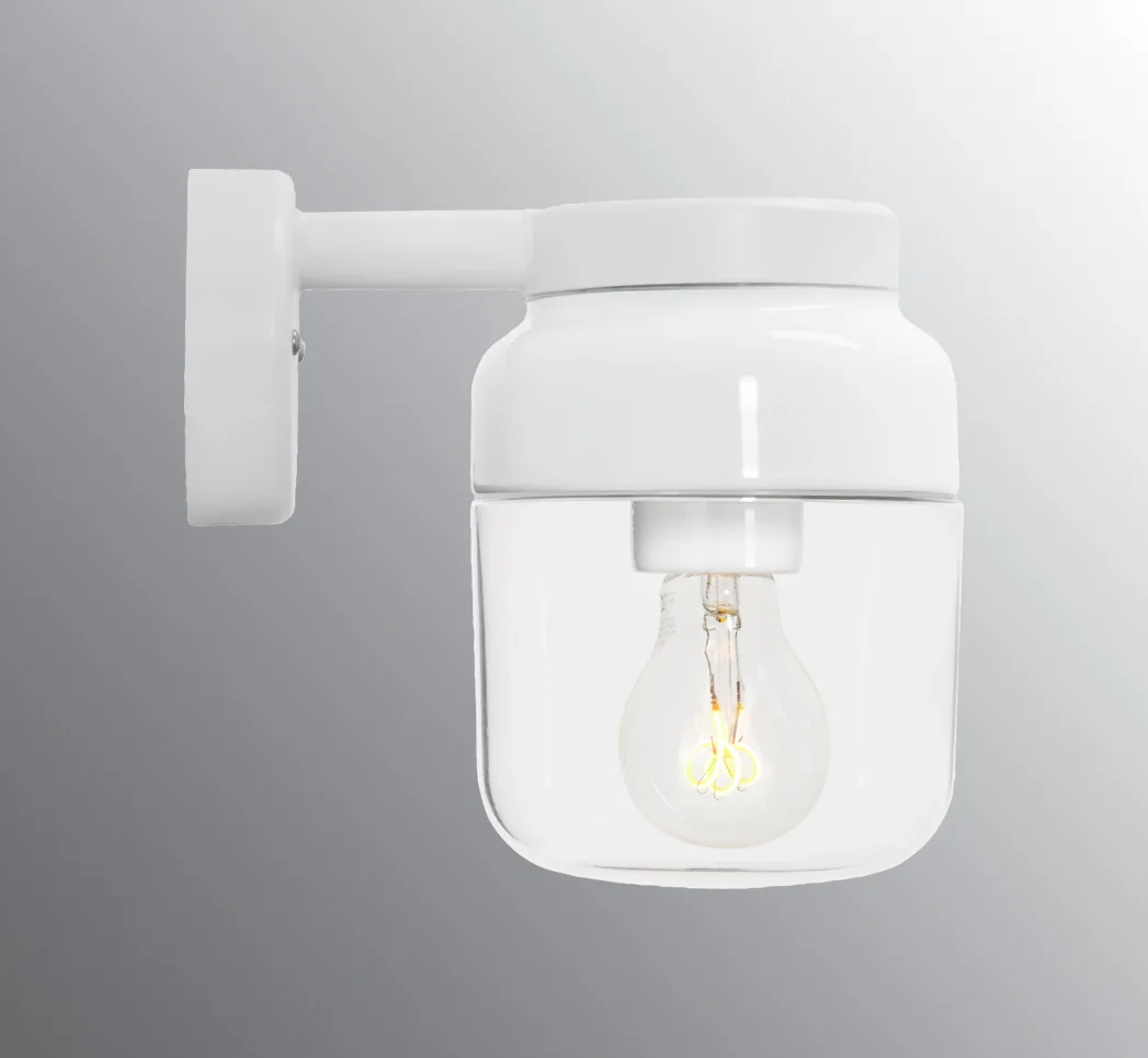 Ifö electric - Ohm Wall 140/205 - Badrumslampa - Vit