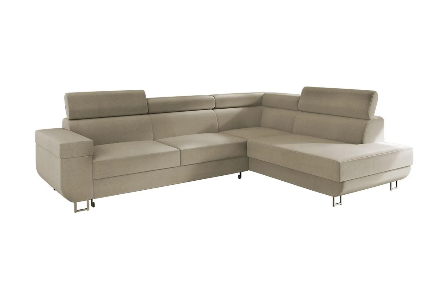Fonti 3-sits Bäddsoffa Höger - Beige