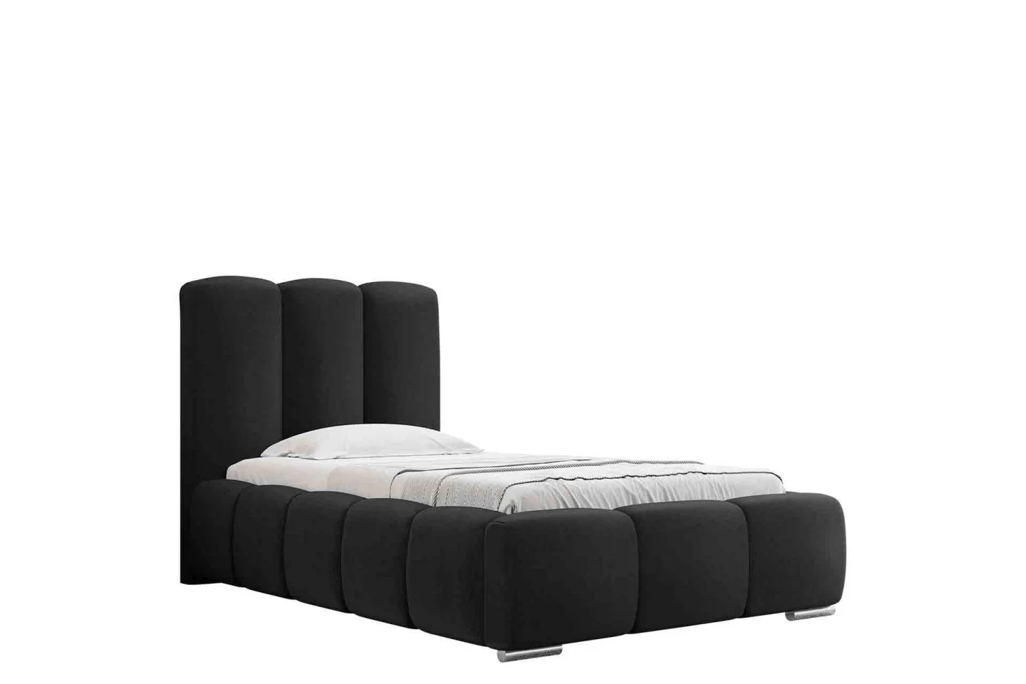 Gioia Sängram med Förvaring 90x200 cm - Svart