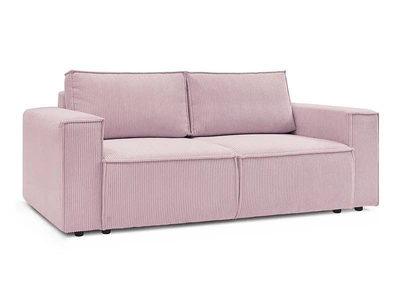 2er Sofa BOBOCHIC NIHAD Cord-Stoff violett
