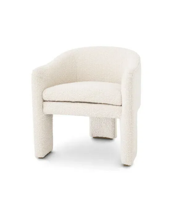 Pebbles lænestol bouclé cream