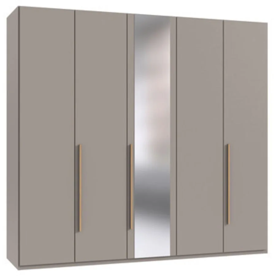 Kleiderschrank Annie Saharagrau/Eiche Nachbildung Holzwerkstoff B 225 cm