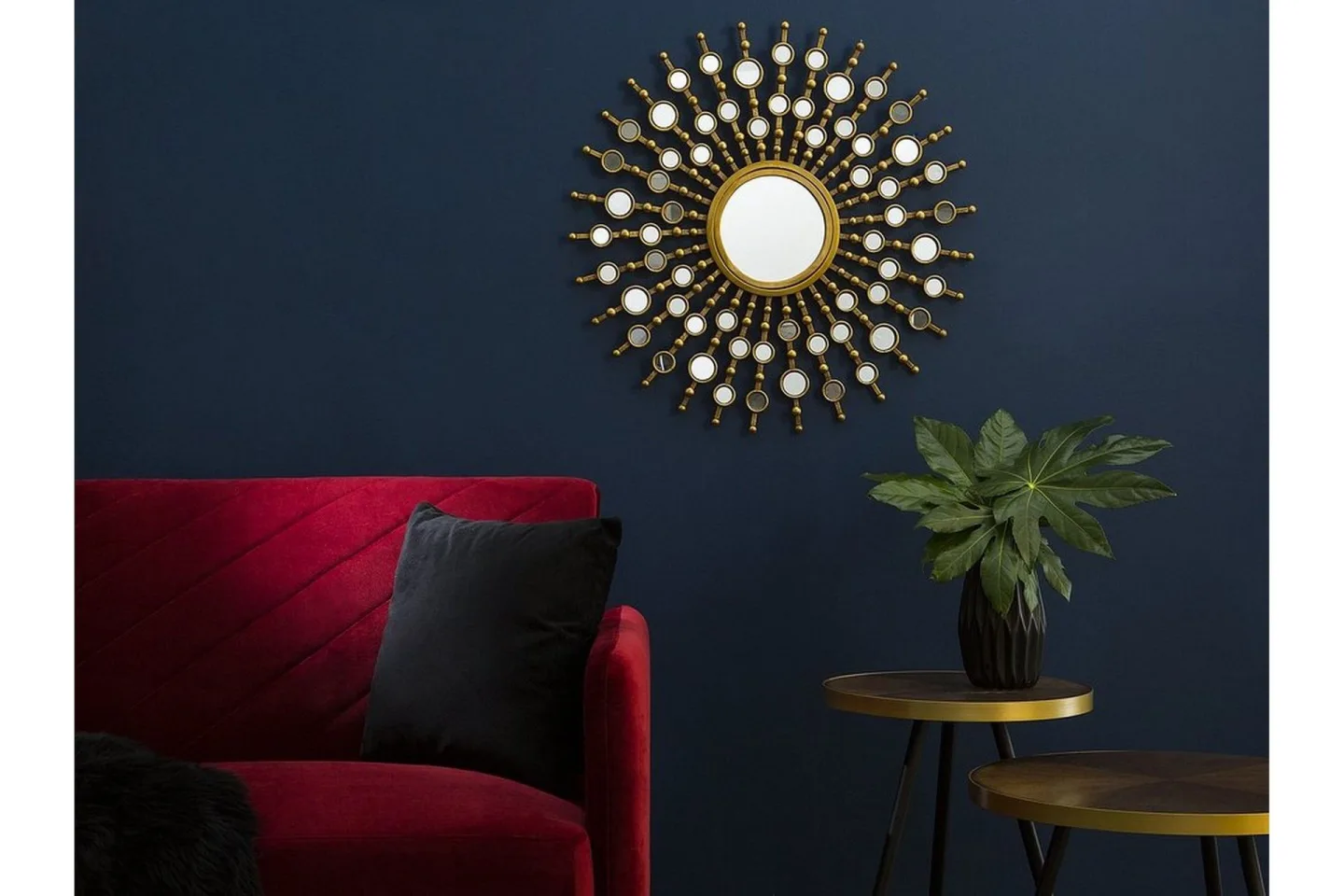 Blois Spegel 70 cm - Guld