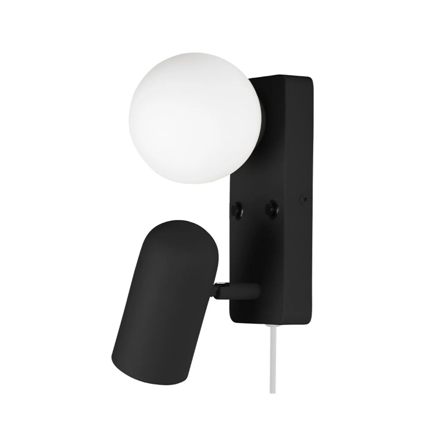 Doppio Vägglampa Svart - Globen Lighting - Vardagsrum - Glas