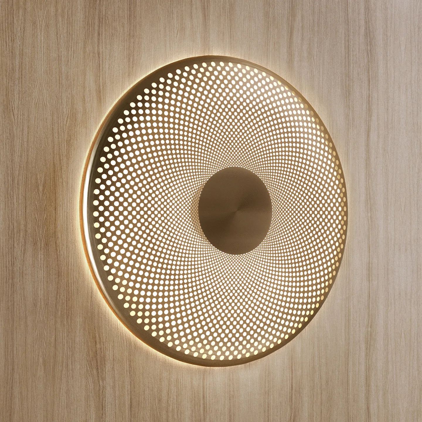 Glint Vegglampe Brass - Northern - Stue - Design - Metall - Rund
