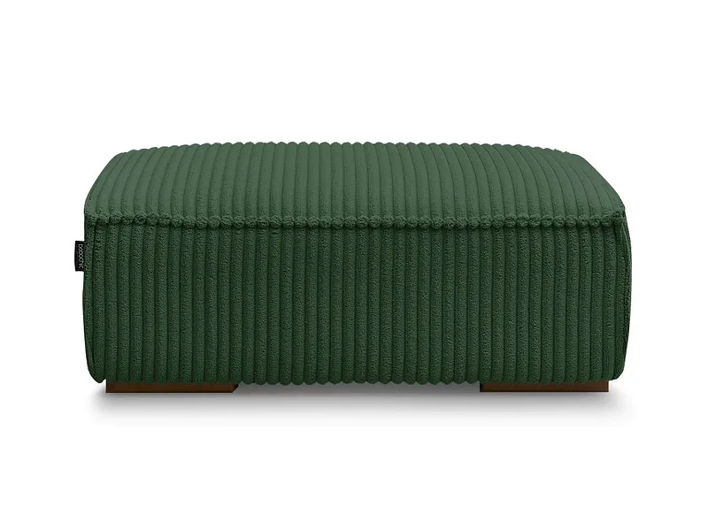Hocker BOBOCHIC CHELSEA 68x100x40cm cord-stoff grün