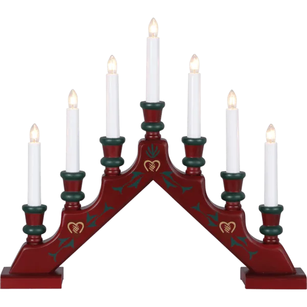Star Trading - Sara - Adventsljusstake - Röd