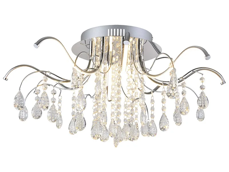 Deckenlampe LED PAMPILLE Ø60cm 17.6W silberfarben