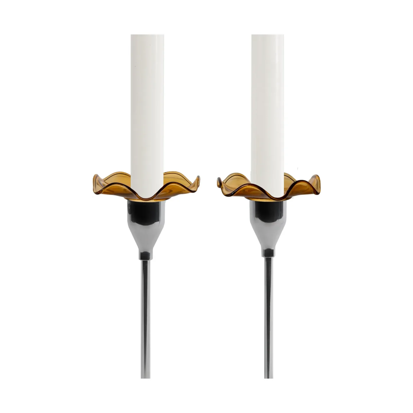 Sagaform Viva Kerzenmanschette 2er Pack Amber
