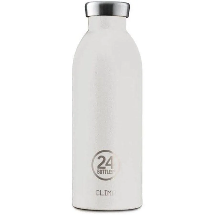 Thermosflasche 24 Bottles Weiss Edelstahl 20.5 cm - Farbe: Arctic White
