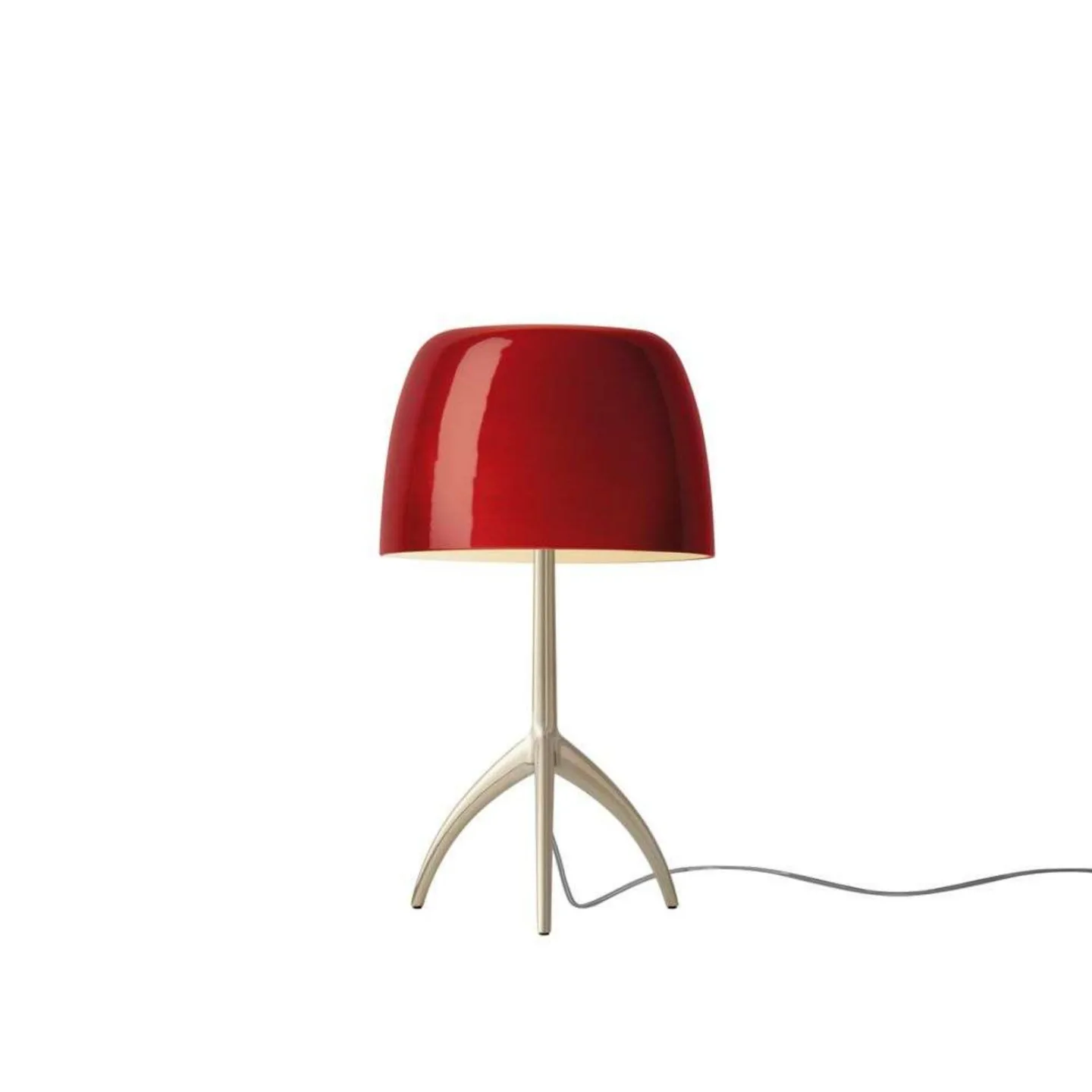 Lumiere Piccola Tischleuchte E14 Goldenr/Kirsche - Foscarini - Wohnzimmer - Aluminium