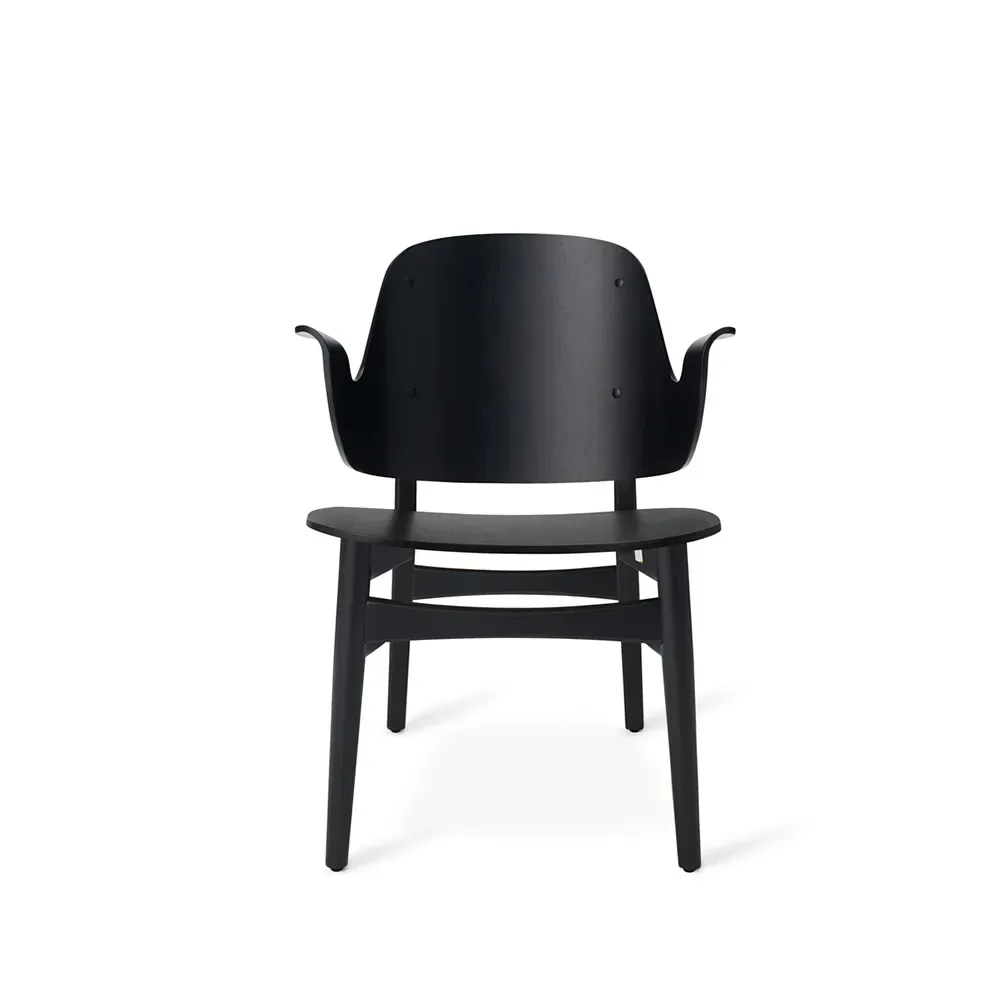 Warm Nordic Gesture loungestol bok svartlack