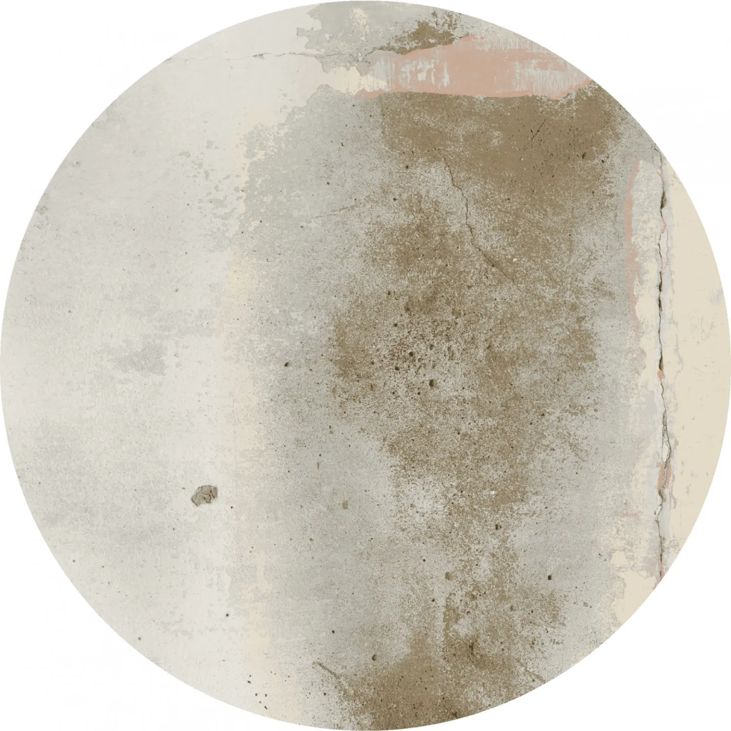 Rundt teppe - Aurelia (beige) (Størrelse: Ø 160 cm)