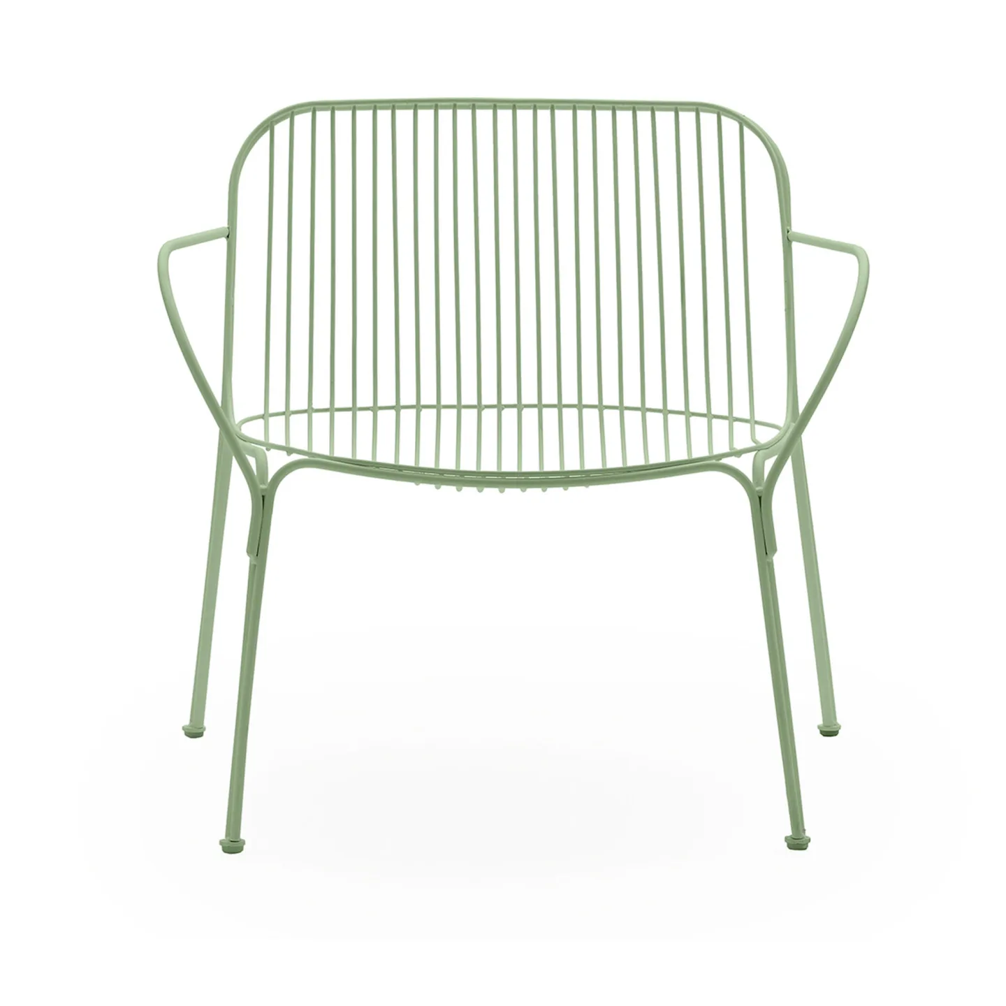 Kartell - Hiray Armchair Sage - Fåtöljer utomhus - Ludovica + Roberto Palomba - Grön - Metall