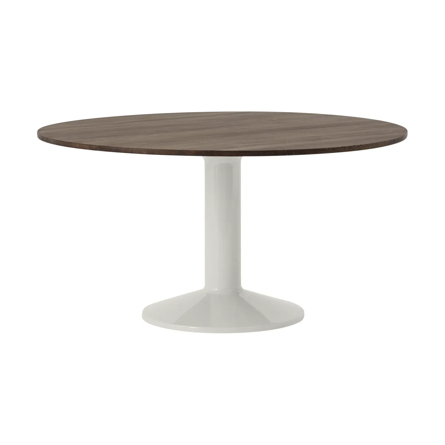 Muuto Midst pelarbord Dark oiled oak-grey, Ø140 cm