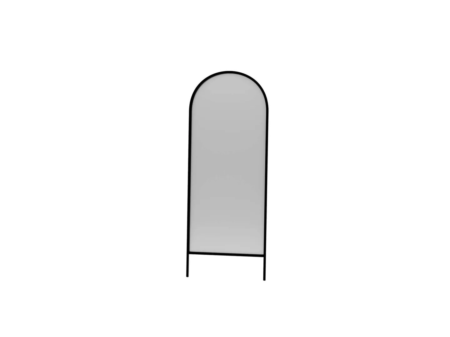 Halor Golvspegel 70x180 cm - Svart