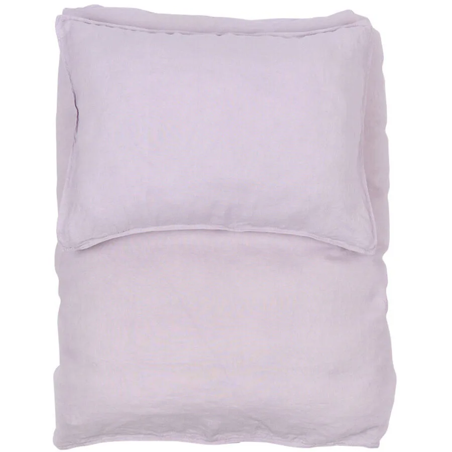 Lavie Kissenbezug Linus lavendel Einfarbig Leinen B 100 T 65 cm