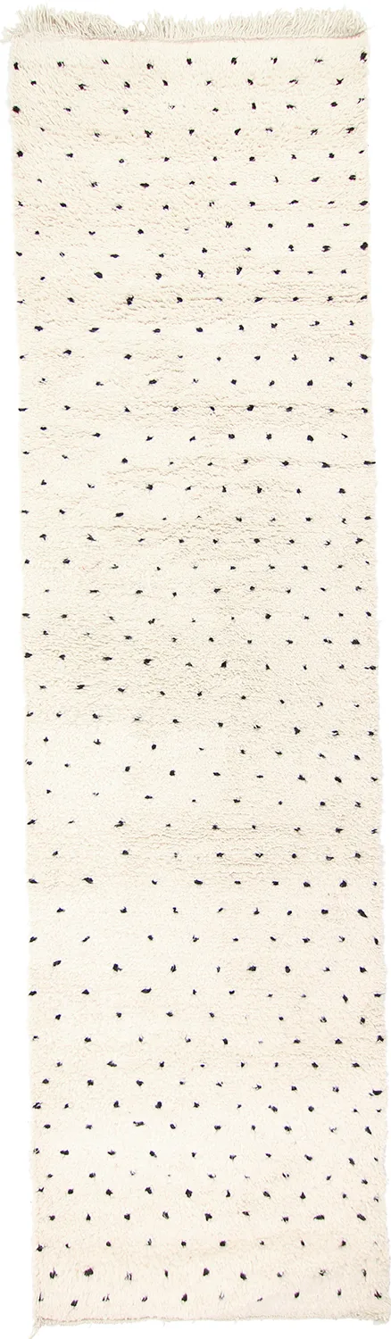 Kelim-teppe Marokkansk Beni Ourain 325 x 90 cm (Størrelse: 325 x 90 cm)