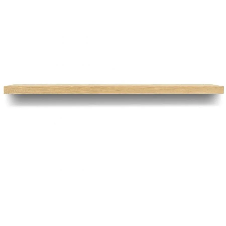 Wandtablar Fohla Eiche furniert MDF/Holzwerkstoff B 120 T 22 cm