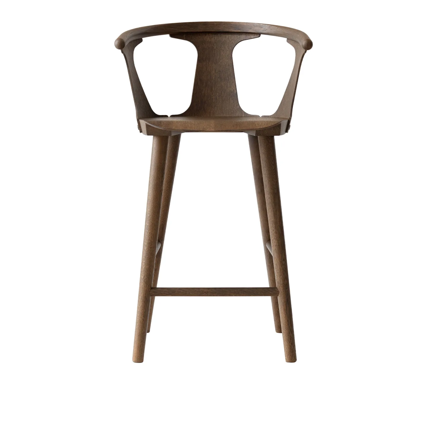 &Tradition - In Between Bar Chair SK9, Smoked Oiled Oak, 75cm - Barstolar - Sami Kallio - Träfärgad - Trä