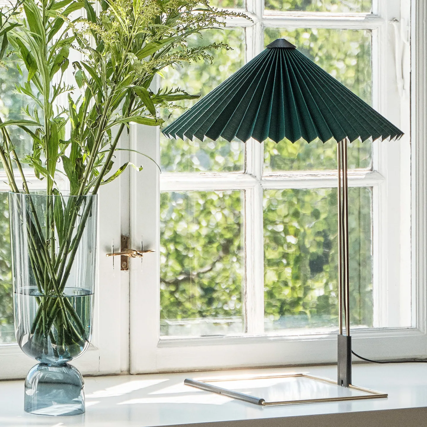 HAY Matin table Tischleuchte Ø38cm Green shade