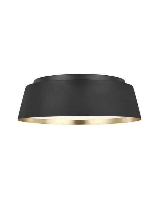 Asher Flush Mount Midnight Black
