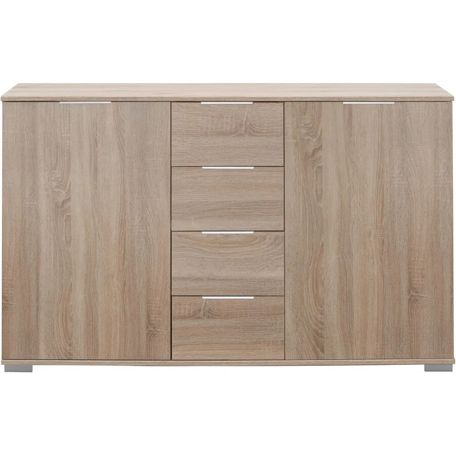 Kommode Peyton A Eiche sägerau Holzwerkstoff B 104 H 58 cm