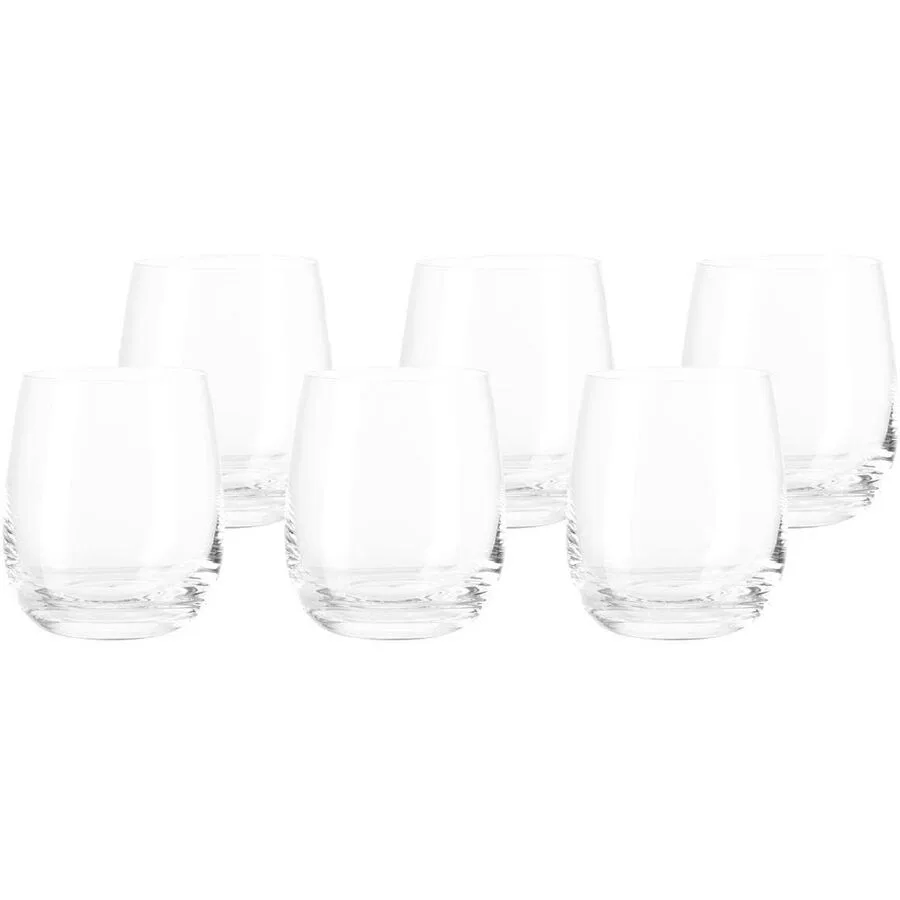 Whiskygläser-Set Leonardo transparent Kristallglas H 9.4 cm 0.36 l 6 Stk
