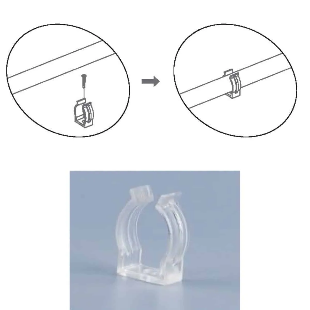 Omni 360 Full Flex Mounting Surface Clips 2-pack