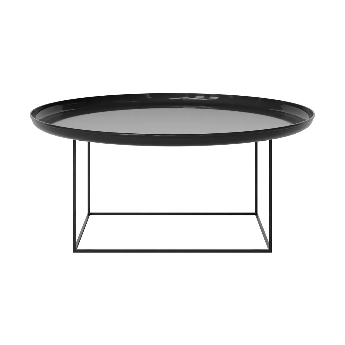 NORR11 Duke Couchtisch large Lacquered obsidian