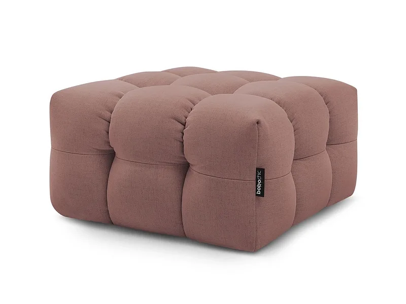 Hocker BOBOCHIC CLOUD 84x84x43cm stoff rosa