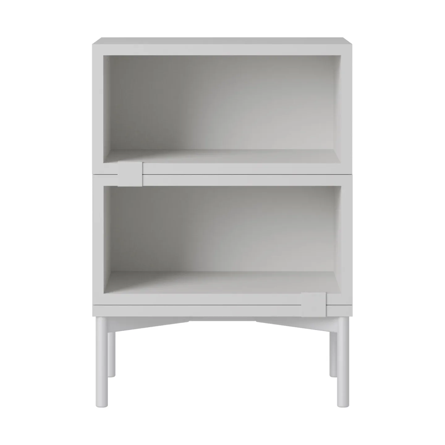 Muuto Stacked förvaringssystem sängbord konfiguration 1 Grey
