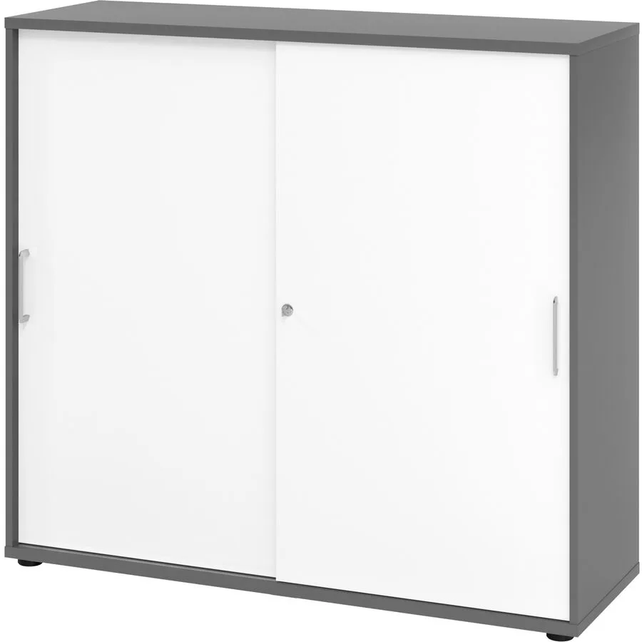 Aktenschrank Office weiss Holzwerkstoff B 120 H 110 cm