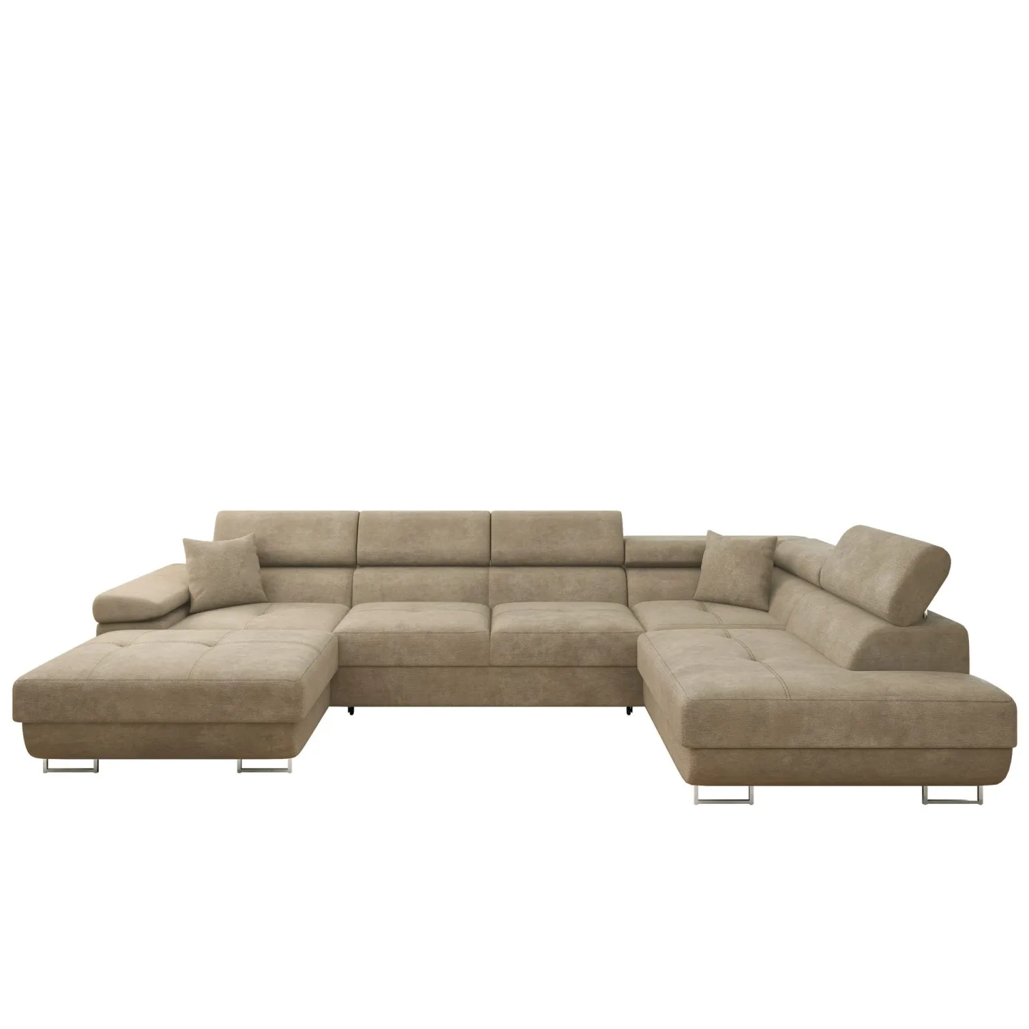 Gabina 5-sits U-formad bäddsoffa med divan och schäslong - Lumo 30