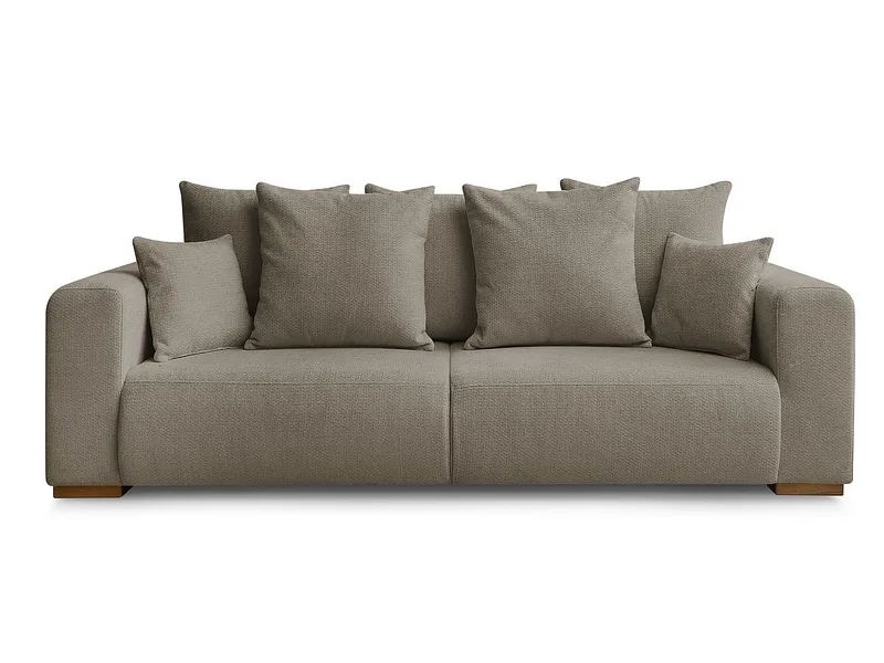 3er Sofa BOBOCHIC SIDONIE Stoff chiniert taupe