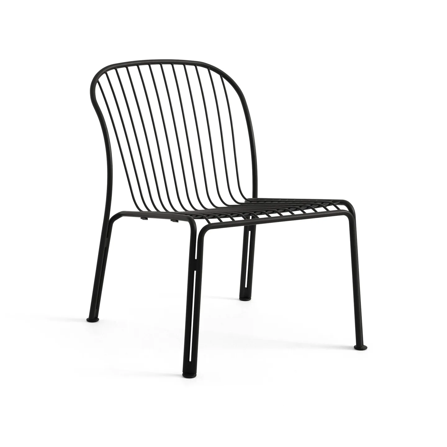 &Tradition - Thorvald Lounge Sidechair SC100, Warm Black - Fåtöljer utomhus - Space Copenhagen - Svart - Metall