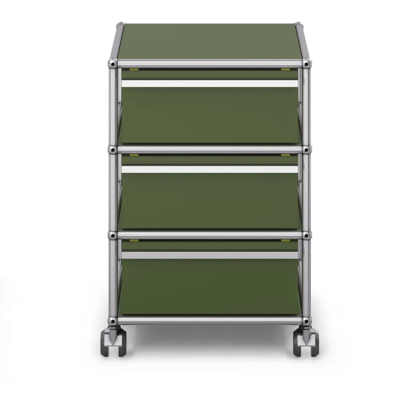 USM - USM Haller M26 Olive Green - Hurtsar - Fritz Haller & Paul Schärer - Grön - Metall