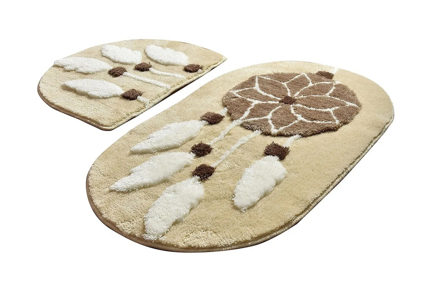 Chilai Home Badmatta Set om 2 - Multi