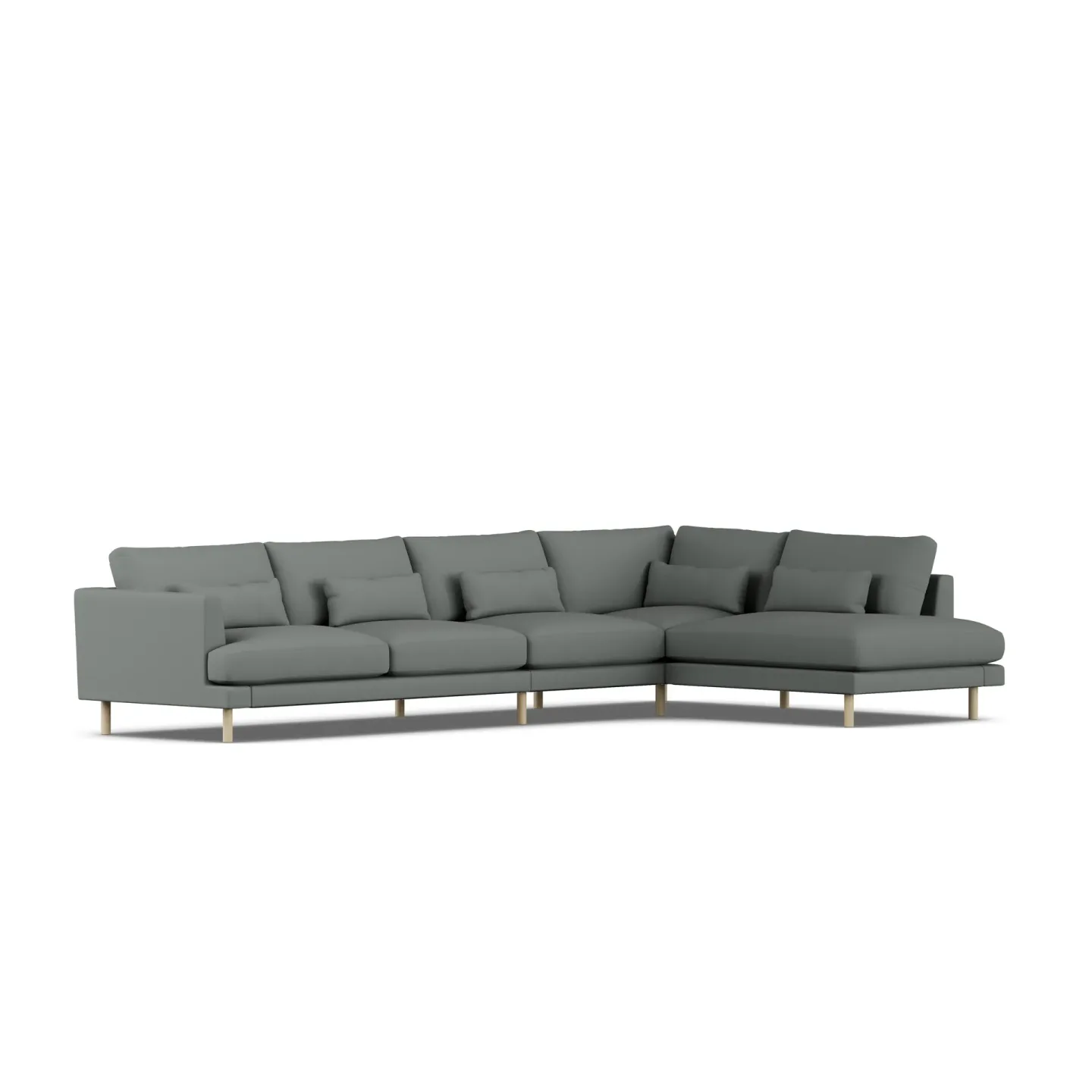 1898 Bredhult Sofa Caleido Grey 1240-Eiche weiß geölt, 4-sitzig B1