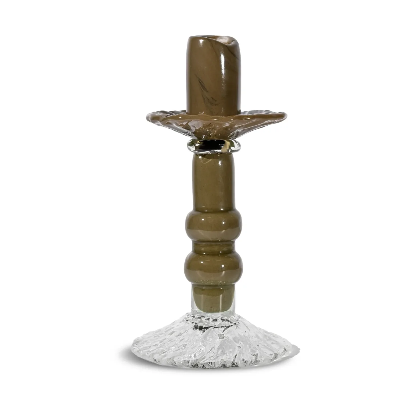 Byon Lara Kerzenständer S 22 cm Grün-klar