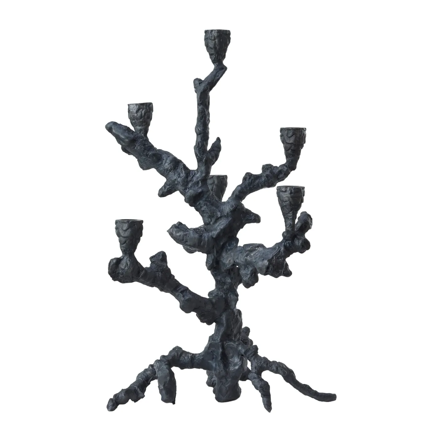 POLSPOTTEN Apple tree ljusstake L 53 cm Mörkgrå