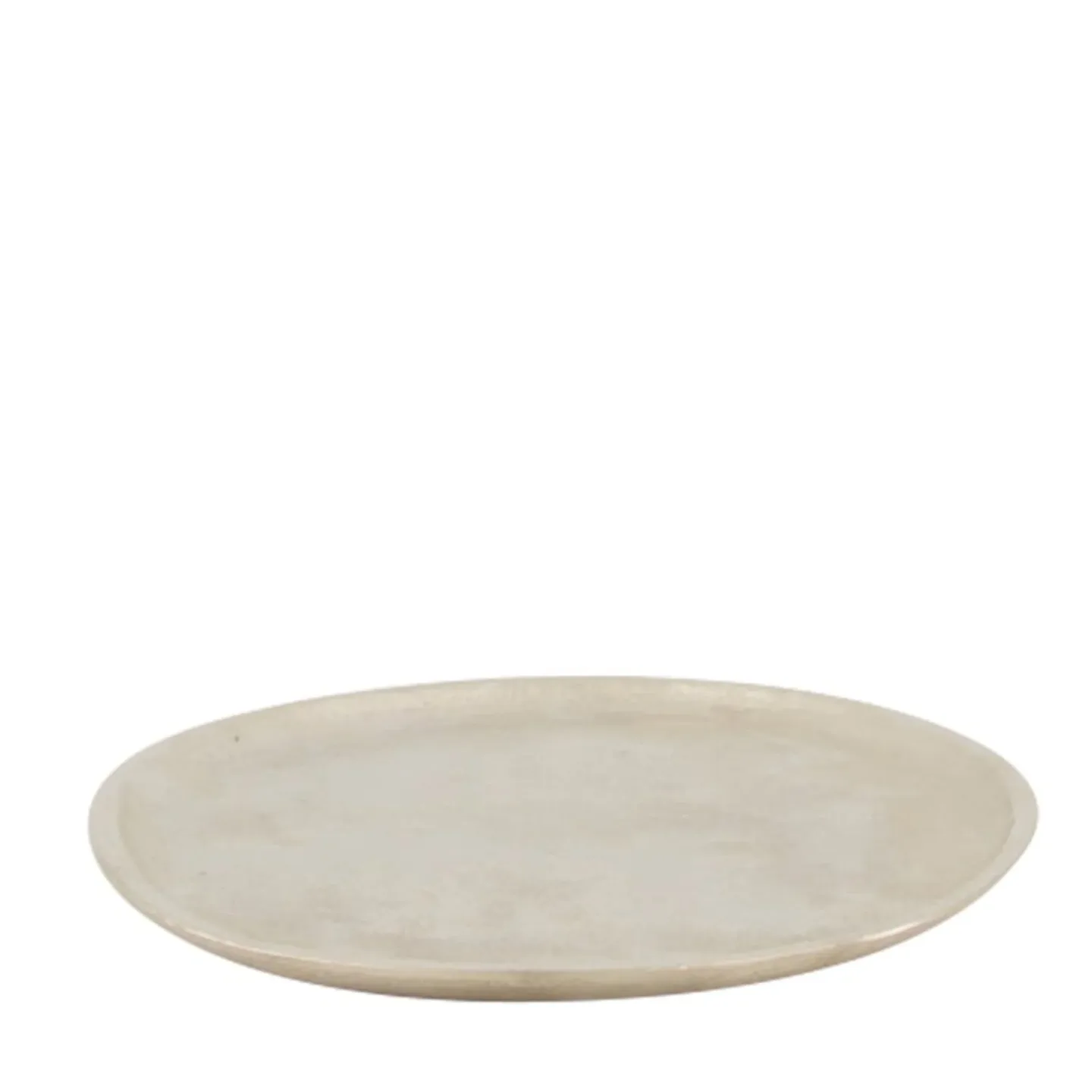 Decofinder Teller Aluminium Silber D: 21 cm | Schubiger Möbel